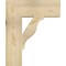 Ekena Millwork Funston Block Rough Sawn Bracket, Douglas Fir, 6"W x 20"D x 24"H BKT06X20X24FST05RDF - alternate 3